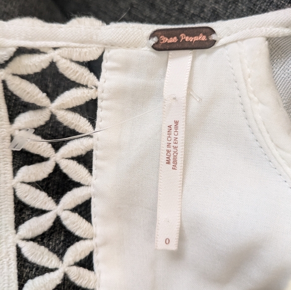 Women's Free People I Think I Love You Boho Short Dress Size 0 - Picture 11 of 11